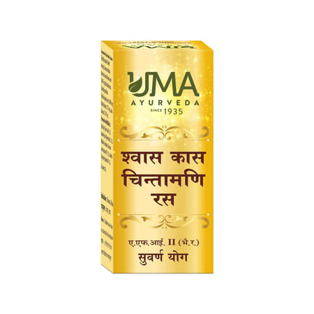 Uma Ayurveda Shwas Kas Chintamani Ras Ayurvedic Tablets 10 Tab