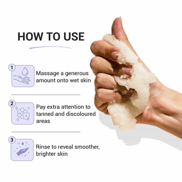 Sereko Clarifying Body Scrub With Vitamin C & Epsom Salts Scrub 100 G