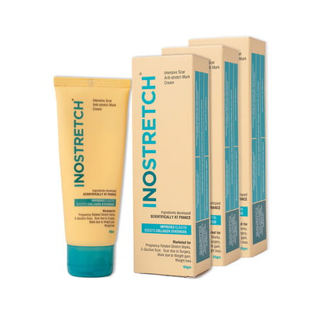 Inostretch Stretch Mark Cream | Reduce Stretch Marks & Scars - 60g (pack Of 1)