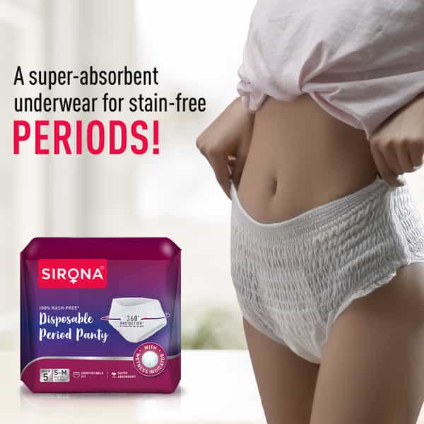 Sirona Disposable Period Panty - S & M
