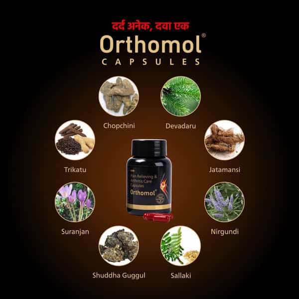 Orthomol Ayurvedic Pain Relief 10 Capsules (Pack Of 2)