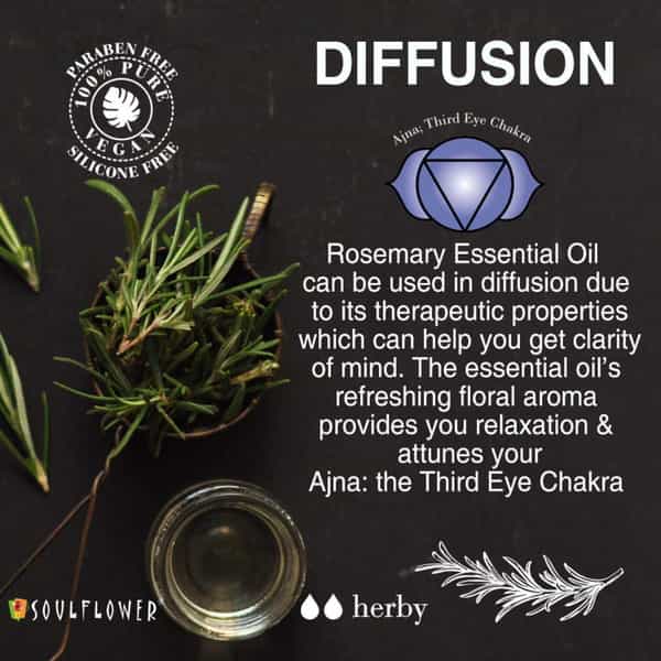 Soulflower Essential Oil Rosemary (15Ml) And Lavender 100% Pure Natural And Undiluted Oil (15Ml)