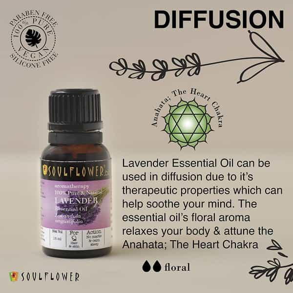 Soulflower Essential Oil Rosemary (15Ml) And Lavender 100% Pure Natural And Undiluted Oil (15Ml)