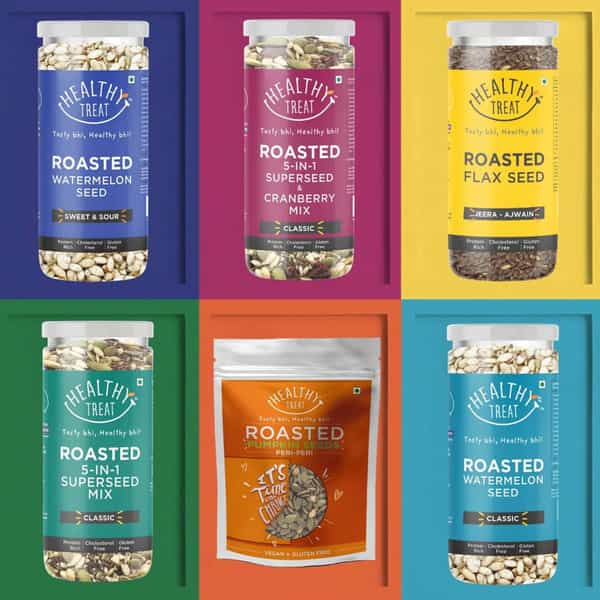 Healthy Treat Roasted Seeds Combo - Pack Of 6