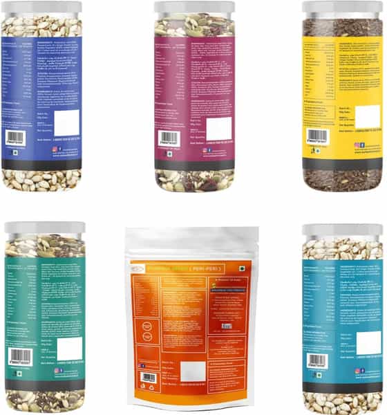 Healthy Treat Roasted Seeds Combo - Pack Of 6