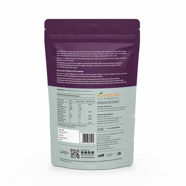 Popular Fit Eats Pitted Prunes | 150 Gm