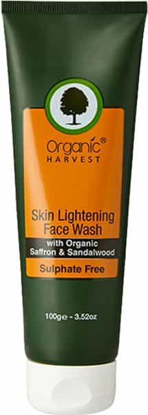Organic Harvest Skin Lightening Face Wash- 100Gm
