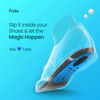 Frido Dual Gel Insoles| Unisex Shoe Inserts For Work And Casual Shoes|Sizes 5-9 Uk|Pack Of 4 Pairs