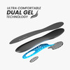 Frido Dual Gel Insoles| Unisex Shoe Inserts For Work And Casual Shoes|Sizes 5-9 Uk|Pack Of 4 Pairs