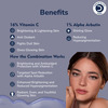 Dermistry 16% Vitamin C 1% Alpha Arbutin Skin Glow Light Bright Dark Spot Corrector Face Serum 30Ml