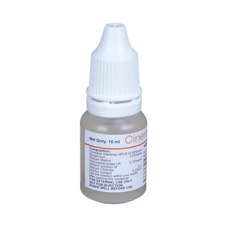 Dr Bakshi'S Bakson Homoeopathy Cineraria Maritima Eye Drops 10 Ml