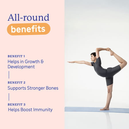 Gritzo Supermilk Overall Growth (13+Y Boys) | 12g Protein | Double Chocolate 800g With Super Gummies