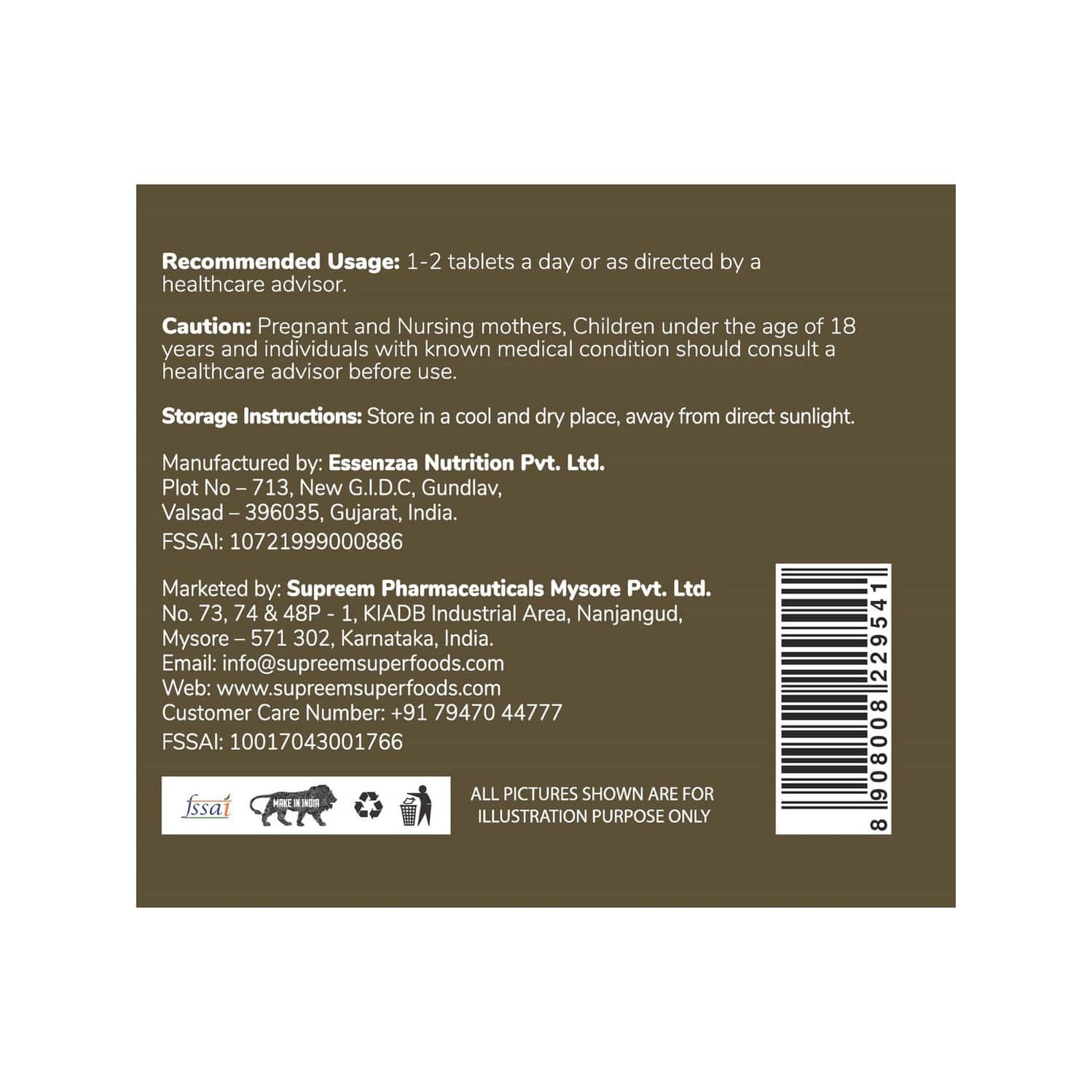 Buy SUPREEM SUPER FOODS NORMAHEALTH MILK CALCIUM SUPPLEMENTS (60