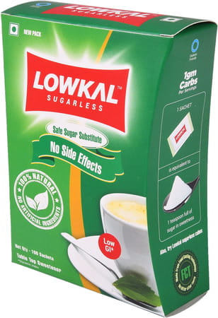 Lowkal Sugarless Sachets 100