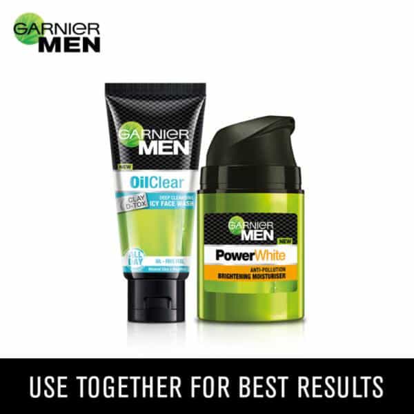 Garnier Men Oil Clear Clay D-Tox Face Wash 50 Gm