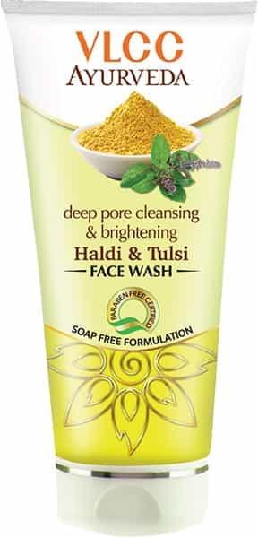 Vlcc Ayurveda Deep Pore Cleansing & Brightening Haldi & Tulsi Face Wash - 100 Gm