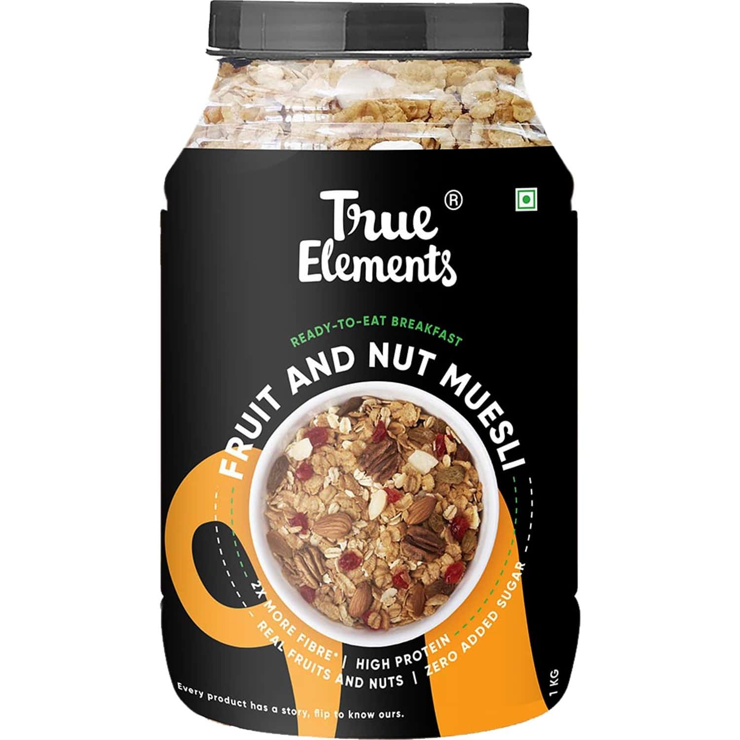 Buy True Elements Fruit And Nut Muesli 1000gm Online & Get Upto 60