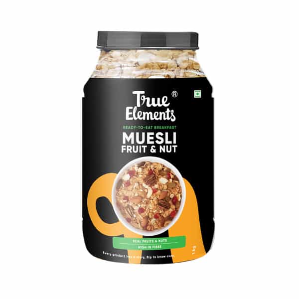 True Elements Fruit And Nut Muesli - 1000Gm