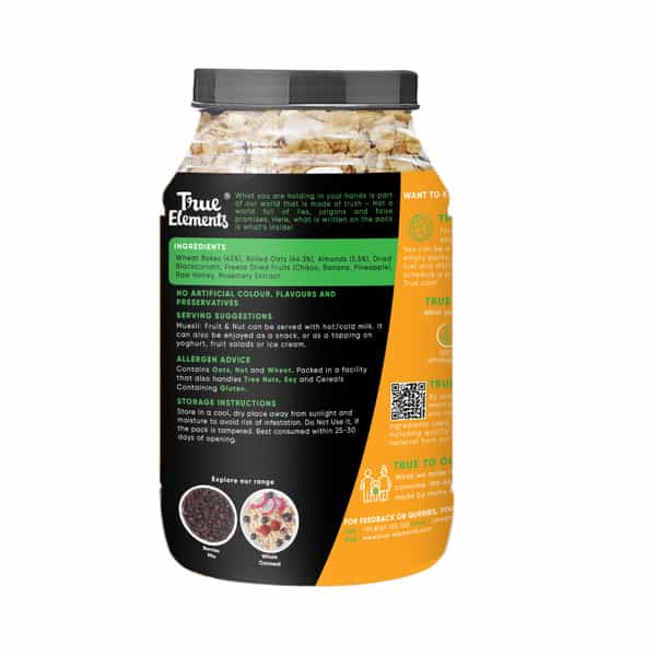 True Elements Fruit And Nut Muesli - 1000Gm
