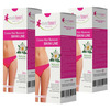 Everteen 100G Natural Bikini Line Hair Remover Cream For Women 3 Packs