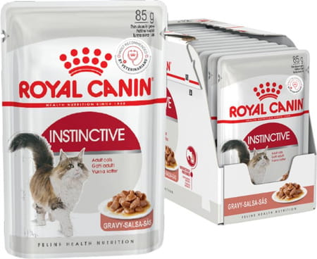 Royal Canin Instinctive Adult Cat Food | 85 Grams | Pack Of 12 Sachet | Wet Food