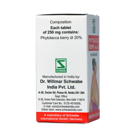 Dr. Willmar Schwabe India Phytolacca Berry Tablet 20 Gm