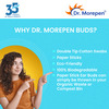 Dr. Morepen Buds 100% Pure & Eco Friendly | 100 No's | Pack Of 2