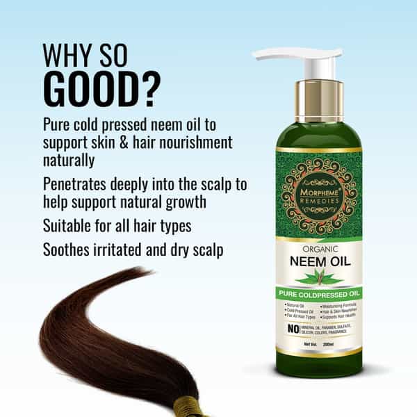 Morpheme Remedies Pure Organic Neem Oil 200Ml