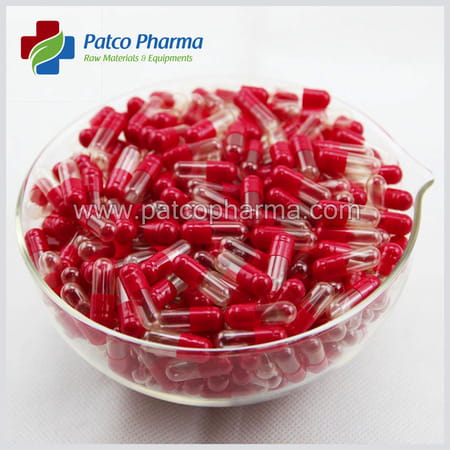 Patco Pharma - Size 3 Red/Ct Empty Gelatin Pill Capsule/Halal Certified | Diy Powder Filling.