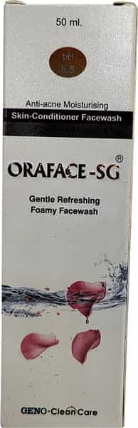 Oraface Sg Anti Acne Moisturising Facewash Bottle Of 50 Ml