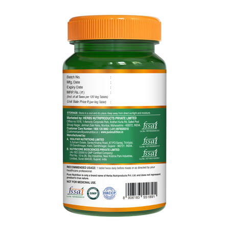 Pure Nutrition Milk Thistle Liver Detox Supplement- 60 N Tabs