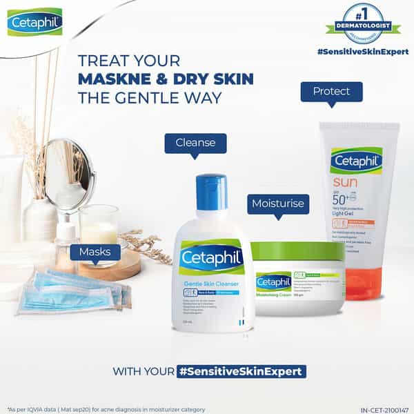 Cetaphil Gentle Skin Cleanser | Dry To Normal Sensitive Skin | 125 Ml | Pack Of 2