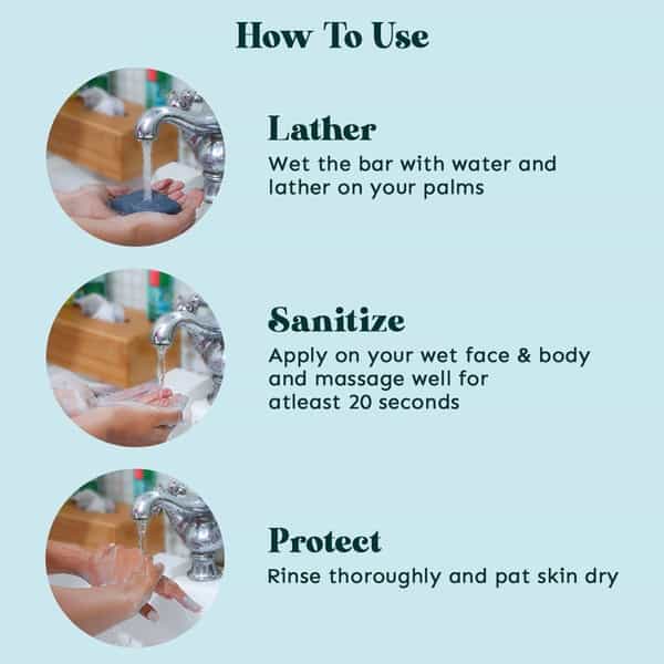 Herbatol Plus Anti-Bacterial Soap (100Gm) With Neem & Charcoal