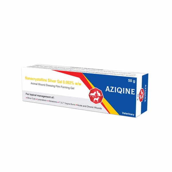 Aziqine Animal Wound And Dressing Film Forming Gel (50Gm)
