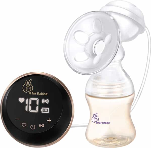 R For Rabbit First Feed Smart Black Breast Pump - Black - 1 Unit
