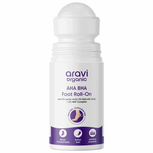 Aravi Organic 20% Urea Foot Roll-On For Cracked Heels & Pigmentation - 50Ml
