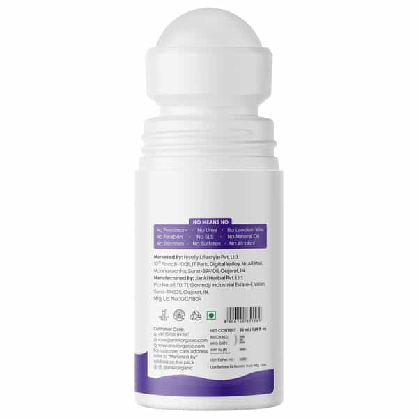 Aravi Organic 20% Urea Foot Roll-On For Cracked Heels & Pigmentation - 50Ml