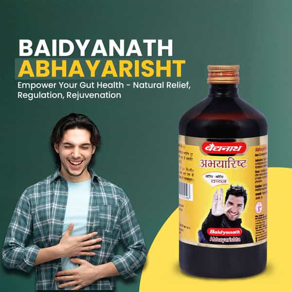 Baidyanath Ayurved Abhayarisht 450Ml | Digestive Wellness Tonic