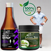 Weight Loss Syrup & Green Tea Powder - 100% Ayurvedic (200Ml+100Gm)