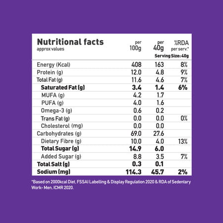 Yogabar Dark Chocolate Muesli 700g