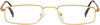 Klar Eye Full Rim Rectangle Reading Glasses Men And Women Powers +0.75 To +3.50+3.0 Power Gold