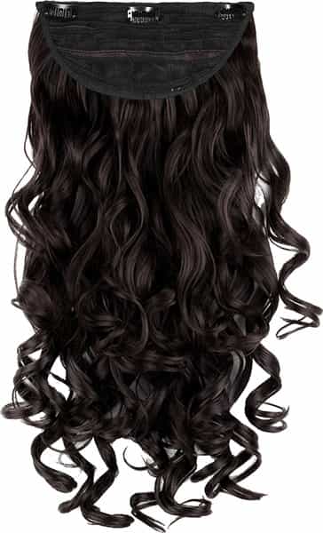 Streak Street Clip-In 24'' Soft Curls Dark Brown Hair Extensions