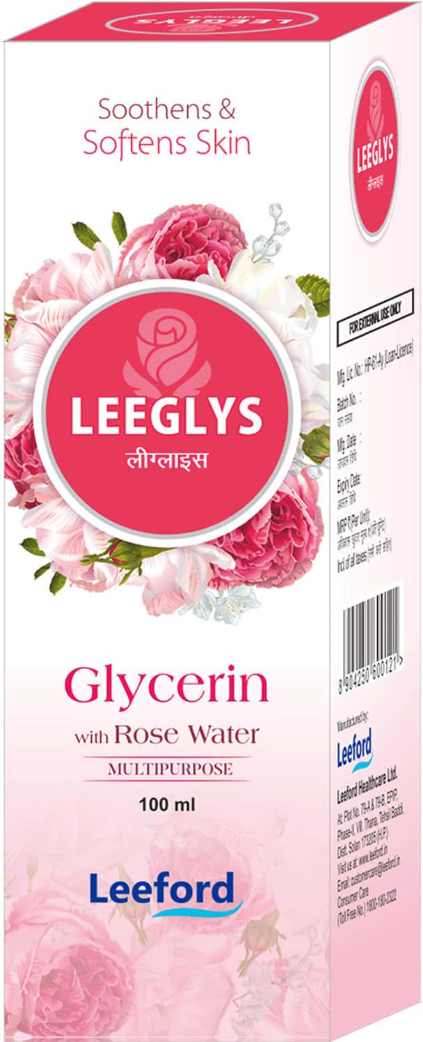 Leeglys Glycerin With Rose Water Multipurpose Bottle Of 100ml