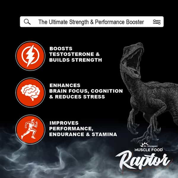 Dr. Morepen Muscle Food Raptor For Men | Ayurvedic Strength & Energy Support 500Ml