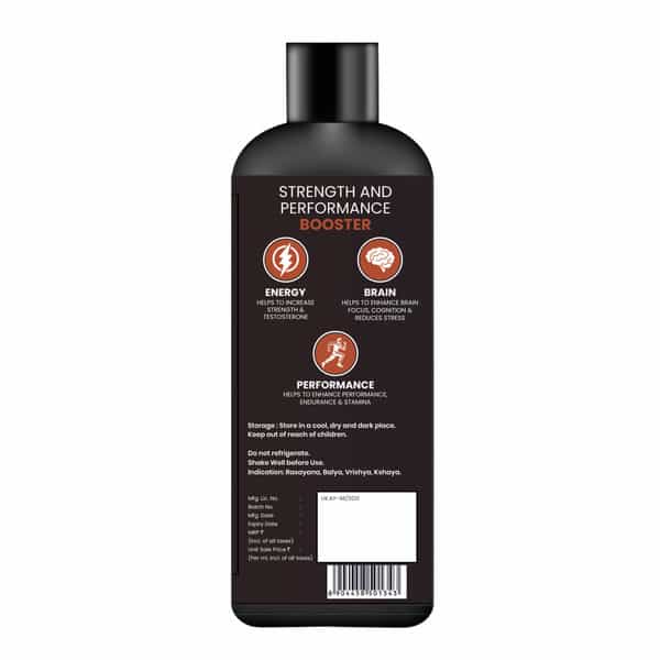 Dr. Morepen Muscle Food Raptor For Men | Ayurvedic Strength & Energy Support 500Ml