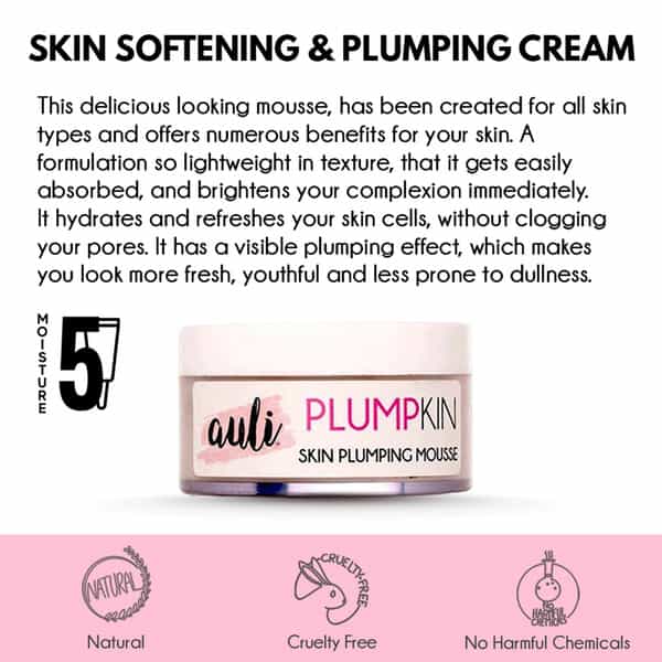 Auli Plumpkin Moisturising Nourishing Ageing Pigmentation Dryness Removing Face Cream - 50Gm