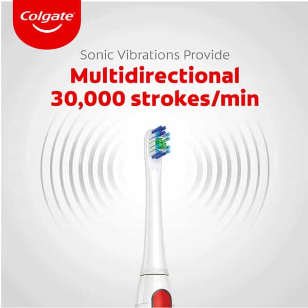 Colgate Proclinical 250R Rechargeable Sonic Electric Toothbrush With Soft Bristles Deep Clean
