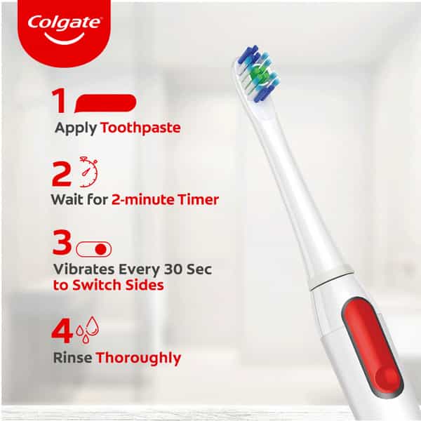 Colgate Proclinical 250R Rechargeable Sonic Electric Toothbrush With Soft Bristles Deep Clean