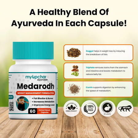 Myupchar Ayurveda Medarodh Capsule For Weight Management