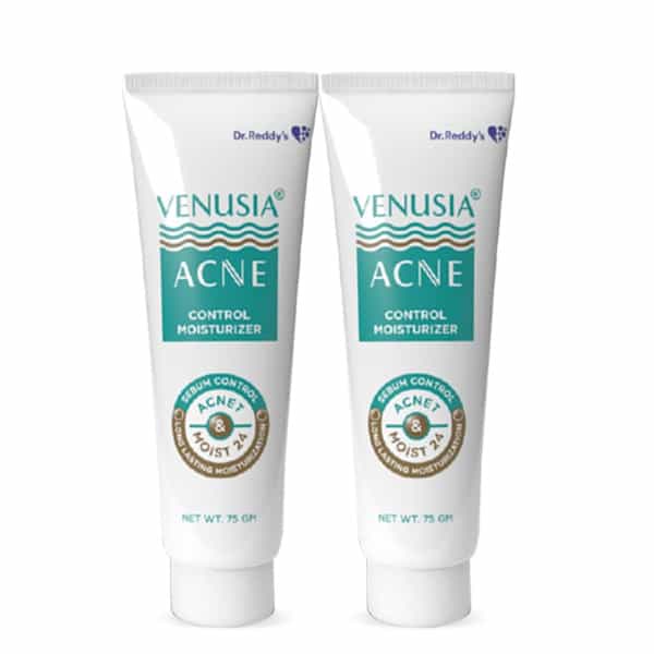 Venusia Acne Control Moisturiser | Lotion | 75 Gm | Pack Of 2